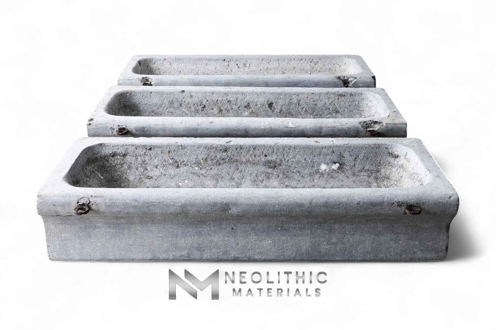 Antique Belgian Bluestone Trough - Image 1